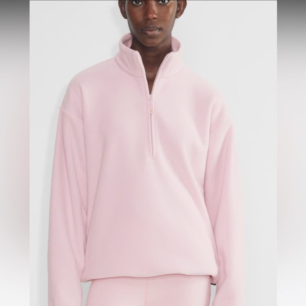 Aritiza Sweatfleece Matching Sweatsuit - Pow Pink